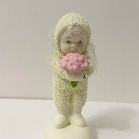 Dept 56 Snowbabies The Big Day Bride Wedding Blue Eyes Figurine - Picture 13 of 15